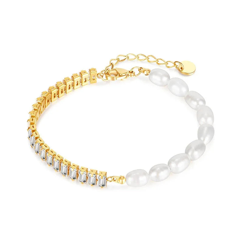 Pulseira Pérola em Ouro 18k