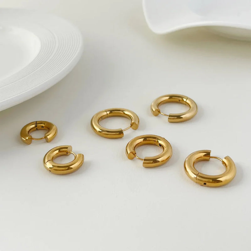 Brincos de Argola em Ouro 18k
