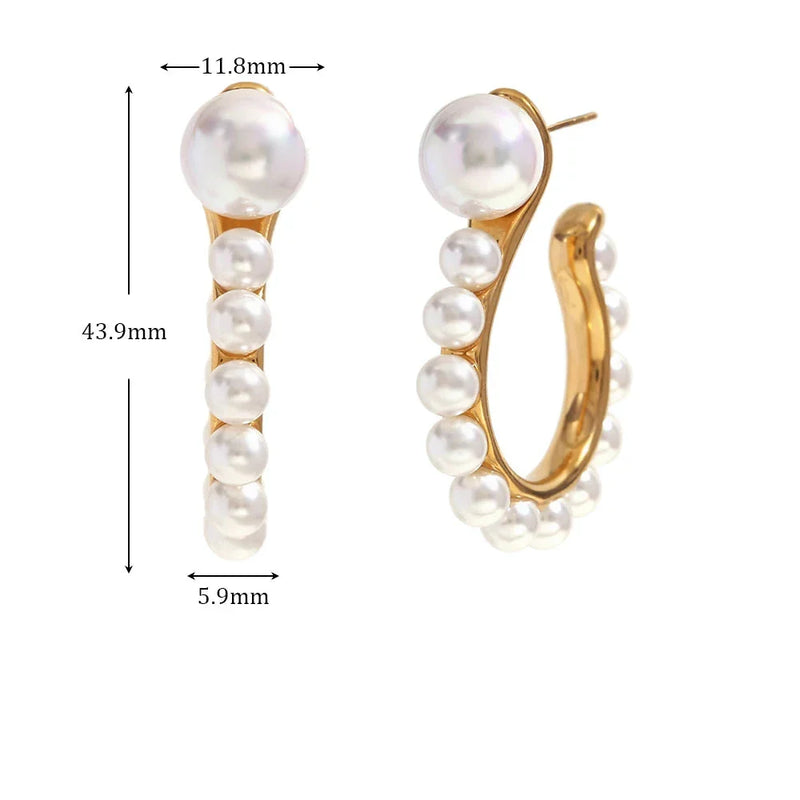 Brincos Pérola Armis com Zircônia