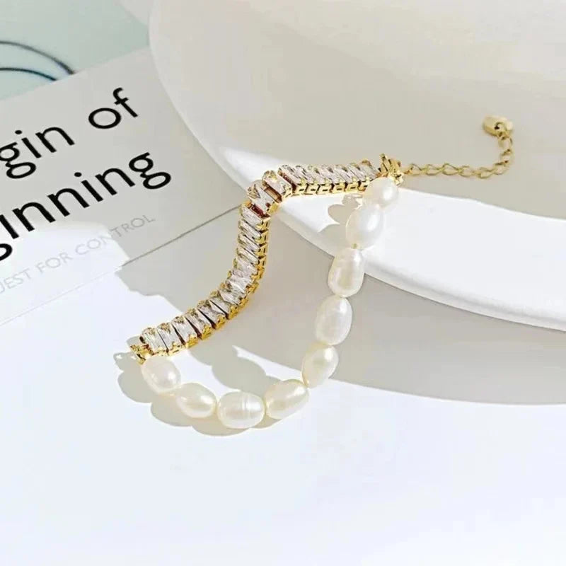 Pulseira Pérola em Ouro 18k