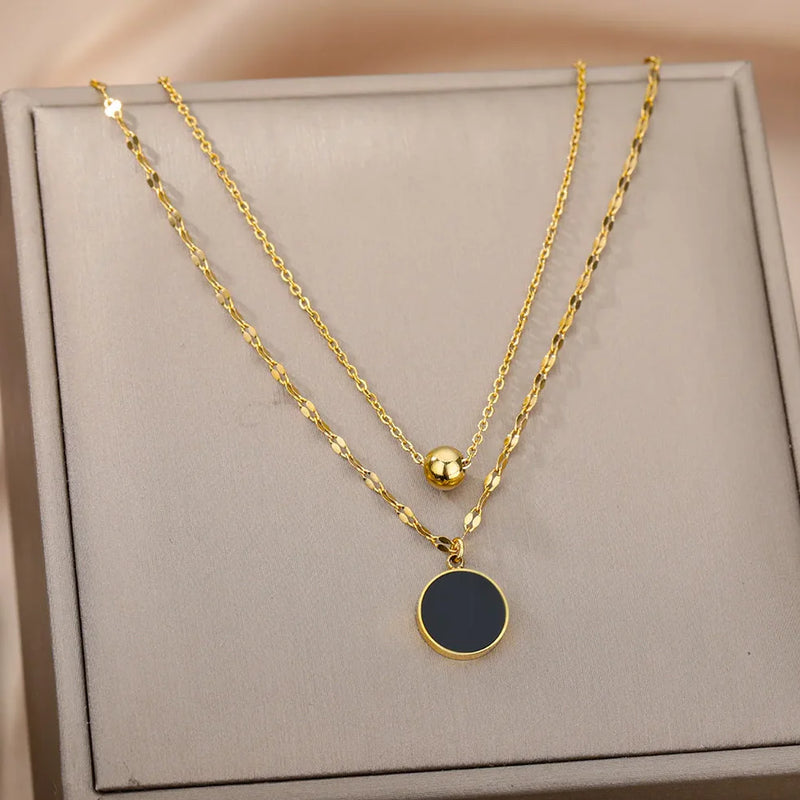 Colar Duplo Schuetz em Ouro 18k