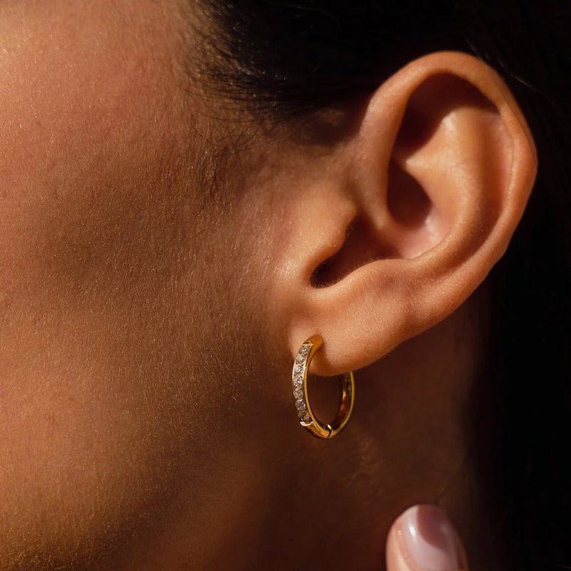 Brincos de Argola Harmz em Ouro 18k