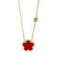 Colar Trevo Vellar Banhado em Ouro 18K
