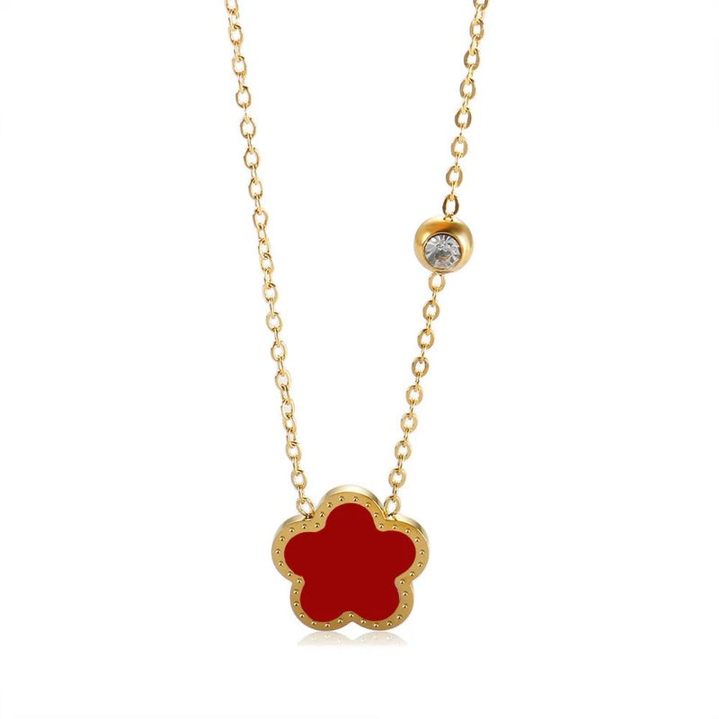 Colar Trevo Vellar Banhado em Ouro 18K
