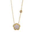 Colar Trevo Vellar Banhado em Ouro 18K