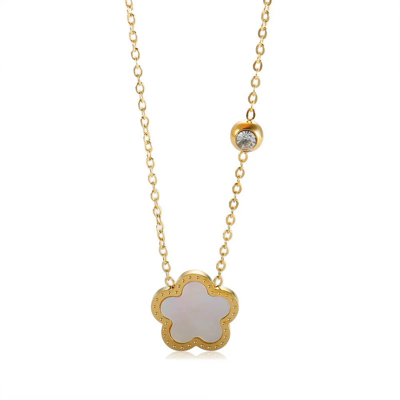 Colar Trevo Vellar Banhado em Ouro 18K