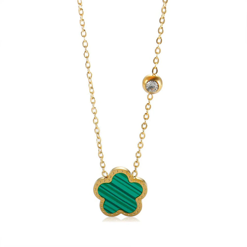 Colar Trevo Vellar Banhado em Ouro 18K