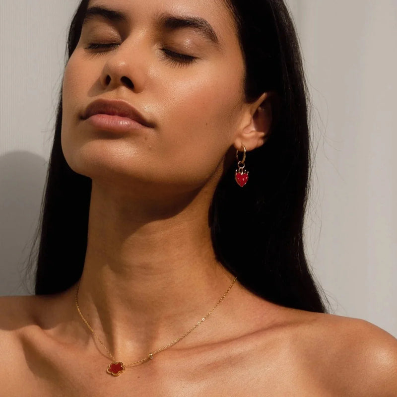 Colar Trevo Vellar Banhado em Ouro 18K