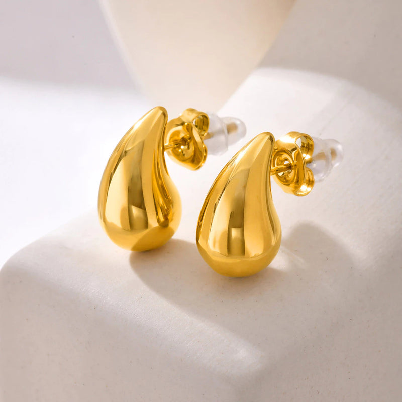 Brincos Gota Thulz em Ouro 18k