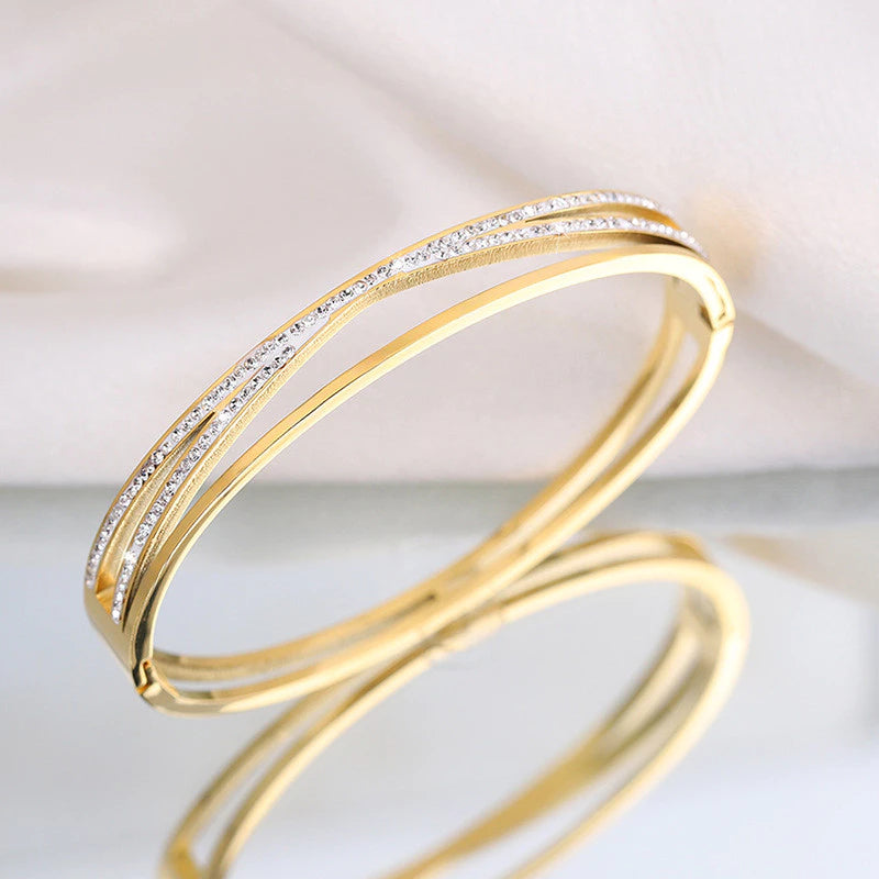 Anel Aurora Duplo em Ouro 18k